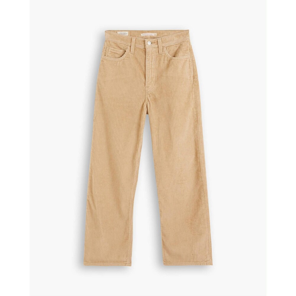 Levi's | Ribcage Straight Ankle Corduroys in neutral tan | Size 26